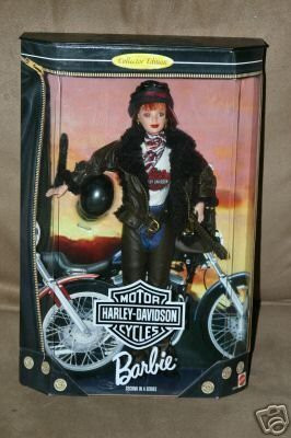 

Barbie 1998 Collector Edition Harley Davidson Motor Cycles Red(Black)