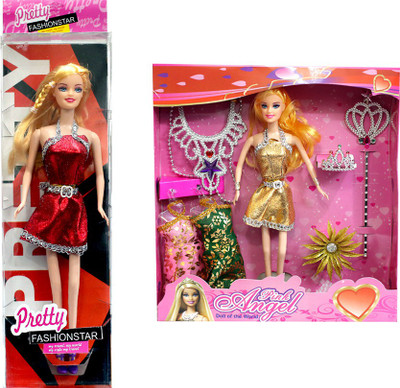 

Amaya Pretty Fashion Doll205 Set Of 2(Multicolor)