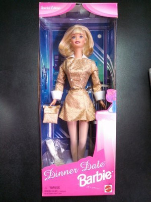 

Mattel Special Edition Dinner Date Barbie Blonde Hair(Gold)