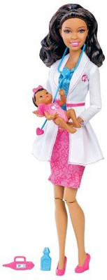 

Barbie I Can Be Ba Doctor African American(Multicolor)