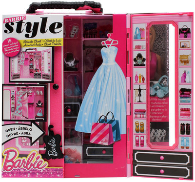 

Barbie Doll Fashion Closet Internartional(Multicolor)