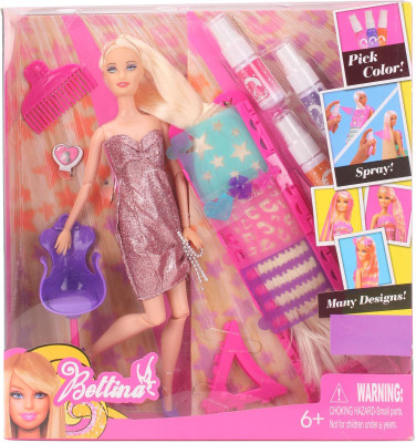 

Smiles Creation Bettina Hair Art Designer Doll with Accessories Toy For Kids(Multicolor)