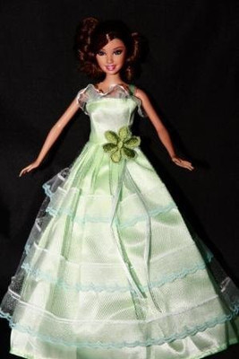 

Buys By Bella Lime Green Party Barbie Sized Gown(Green)