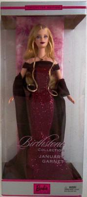 

Mattel Barbie Birthstone Collection 2002 January Garnet(Maroon)