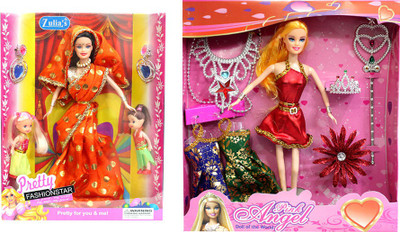 

Amaya Pretty Fashion Doll299 Set Of 2(Multicolor)