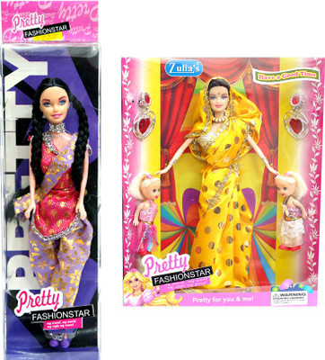 

Amaya Pretty Fashion Doll11 Set Of 2(Multicolor)