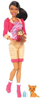 

Barbie I Can Be Zoo Keeper African American(Multicolor)
