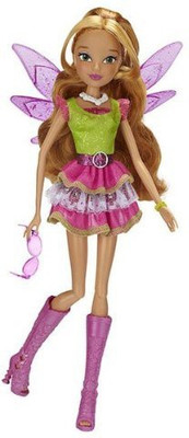 

Winx Club 11.5" Basic Fashion Doll City Style Collection - Flora(Multicolor)