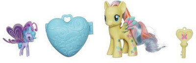 

My Little Pony Fluttershy and Sea Breezie Figures(Multicolor)