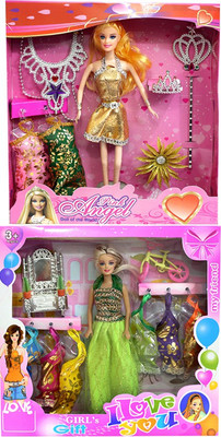 

Amaya Pretty Fashion Doll443 Set Of 2(Multicolor)
