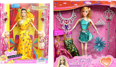 

Amaya Pretty Fashion Doll367 Set Of 2(Multicolor)