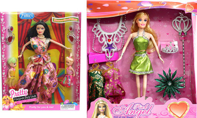 

Amaya Pretty Fashion Doll279 Set Of 2(Multicolor)