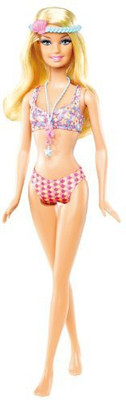 

Mattel Sales Corp X9598 Mattel Sales Corp X9598 Barbie Blonde Beach Doll(Multicolor)