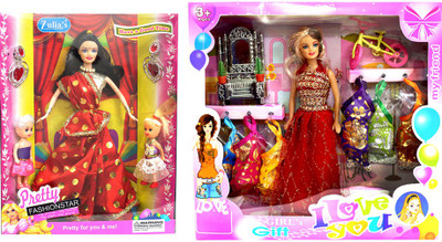 

Amaya Pretty Fashion Doll319 Set Of 2(Multicolor)