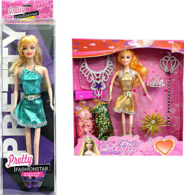 

Amaya Pretty Fashion Doll122 Set Of 2(Multicolor)