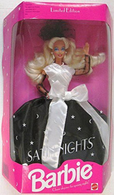 

Mattel 1992 Satin Nights Barbie(Multicolor)