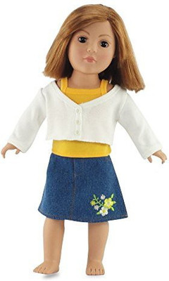 

Emily Rose Doll Clothes 18 Inch Doll Clothes/clothing Mini Skirt Outfit Fits American Girl Dolls -(Multicolor)