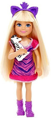 

Barbie Sisters Safari Chelsea Zebra(Multicolor)