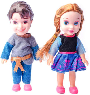

Royle Katoch Frozen Mini Anna And Kristoff Dolls(Multicolor)