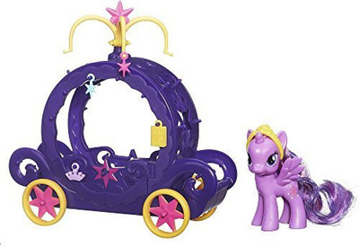 

My Little Pony Cutie Mark Magic Princess Twilight Sparkle Charm Carriage Playset(Multicolor)