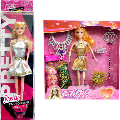 

Amaya Pretty Fashion Doll179 Set Of 2(Multicolor)
