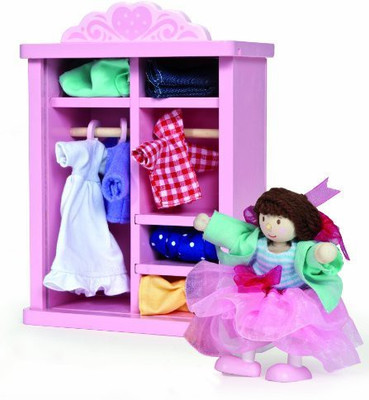 

Le Toy Van Dressing Up Wardrobe for Dollhouses(Multicolor)