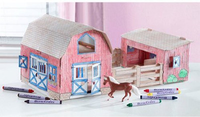

Breyer Horse Crazy Create And Color Barn(Multicolor)