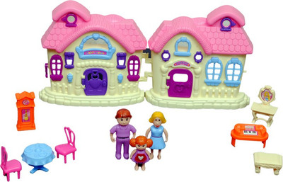 

Montez My Sweet Doll House With Family(Multicolor)