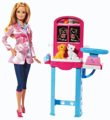 

Barbie Careers Pet Vet Playset(Multicolor)