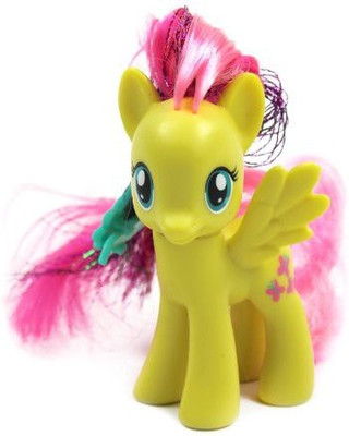 

My Little Pony Rainbow Power Fluttershy Figure Doll(Yellow, Pink)