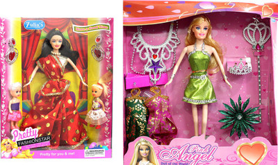 

Amaya Pretty Fashion Doll324 Set Of 2(Multicolor)