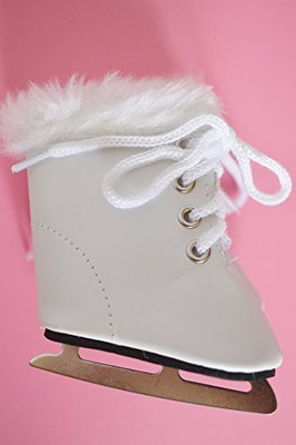 

DollsHobbiesNMore White Ice Skates For American Girl(White)