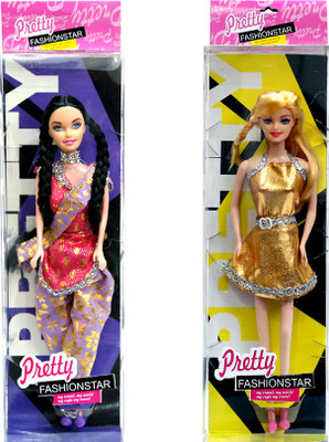 

Amaya Pretty Fashion Doll5 Set Of 2(Multicolor)