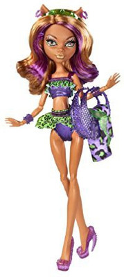 

Mattel Monster High Swim Line 2014 Clawdeen Wolf(Multicolor)