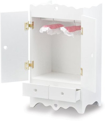 

Melissa & Doug Deluxe Wooden Doll Armoire(Multicolor)
