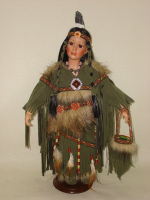 

Jmisa Jmisa 18" Porcelain Indian(Green)