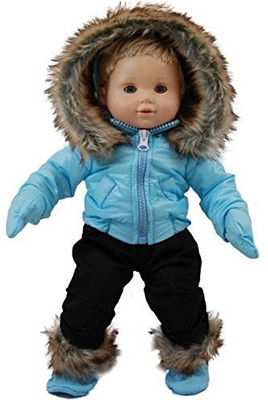 

The Queen's Treasures 15" Clothes For American Girl 'S Bitty Ba & Twins Blue(Multicolor)