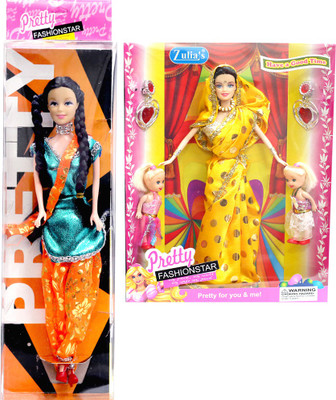 

Amaya SET OF 2 Pretty Fashion Doll 13(Multicolor)