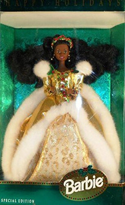 

Barbie Happy Holidays AA Doll - Special Edition Hallmark 2nd in Series (1994)(Multicolor)