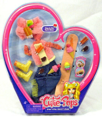 Cutie Pops Style 'N Pop Create 'N Swap - Day in the Park Wear(Multicolor)
