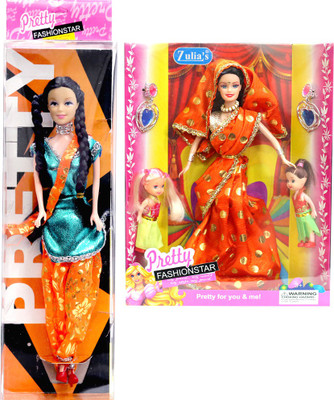 

Amaya SET OF 2 Pretty Fashion Doll 11(Multicolor)
