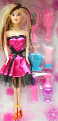 

Deep Pretty Fashion Barbie with Accessories(Multicolor)