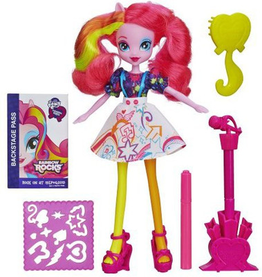 

My Little Pony Equestria Girls Pinkie Pie With Markers And Microphone(Multicolor)