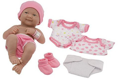 

Berenguer Dolls JC Toys 14-Inch La Nursery Newborn 8 Piece Layette Baby Doll Set, Pink(Multicolor)