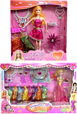 

Amaya Pretty Fashion Doll428 Set Of 2(Multicolor)