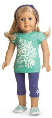 

American Girl Tropical Bloom Outfit For+ Charm My Ag 2013(Multicolor)