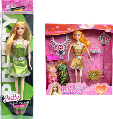 

Amaya Pretty Fashion Doll151 Set Of 2(Multicolor)