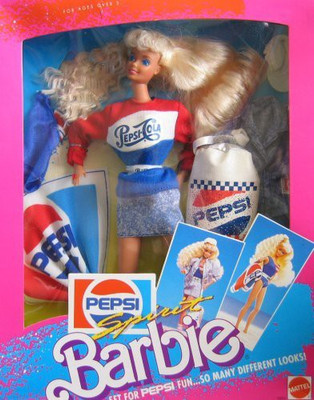 

Pepsi Barbie Spirit Set For Funso Many Different Looks (1989)(Multicolor)