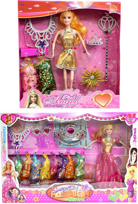 

Amaya Pretty Fashion Doll431 Set Of 2(Multicolor)