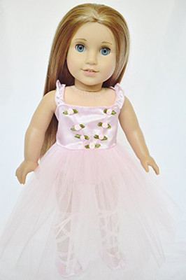 

DollsHobbiesNMore Pink Rosettes Ballerina For American Girl(Pink)